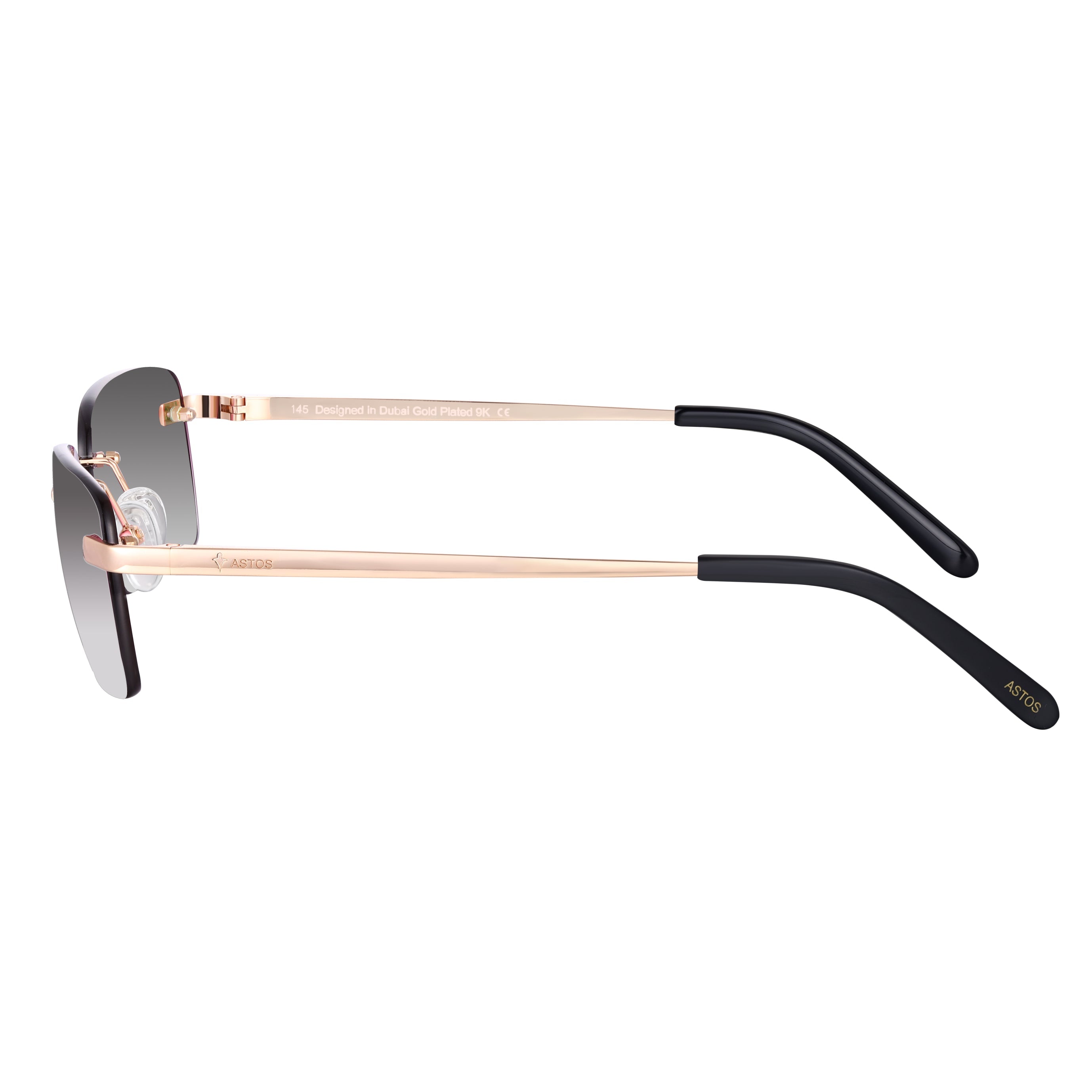 Women's Eyewear Black Gradient | 9K Gold plated