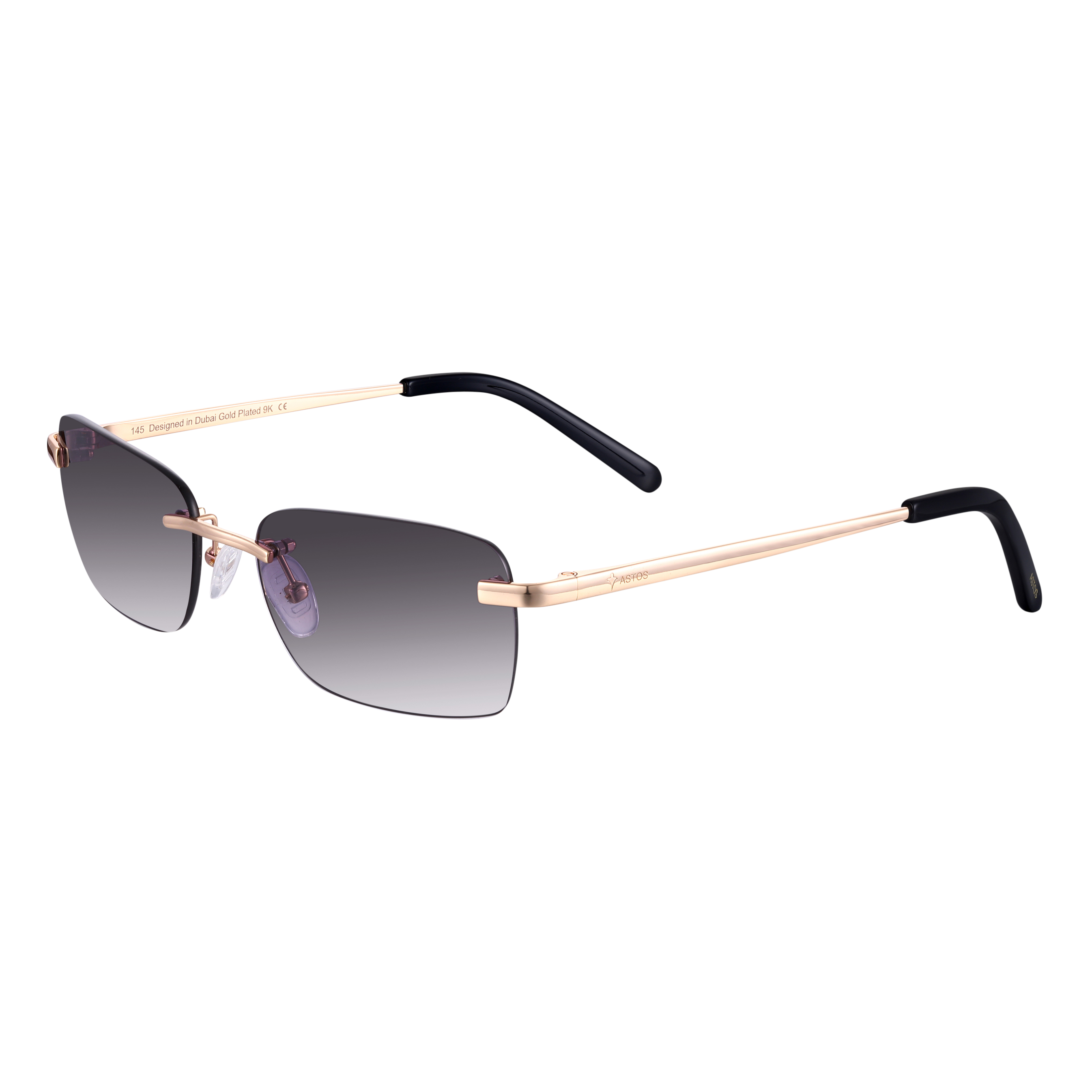Women's Eyewear Black Gradient | 9K Gold plated