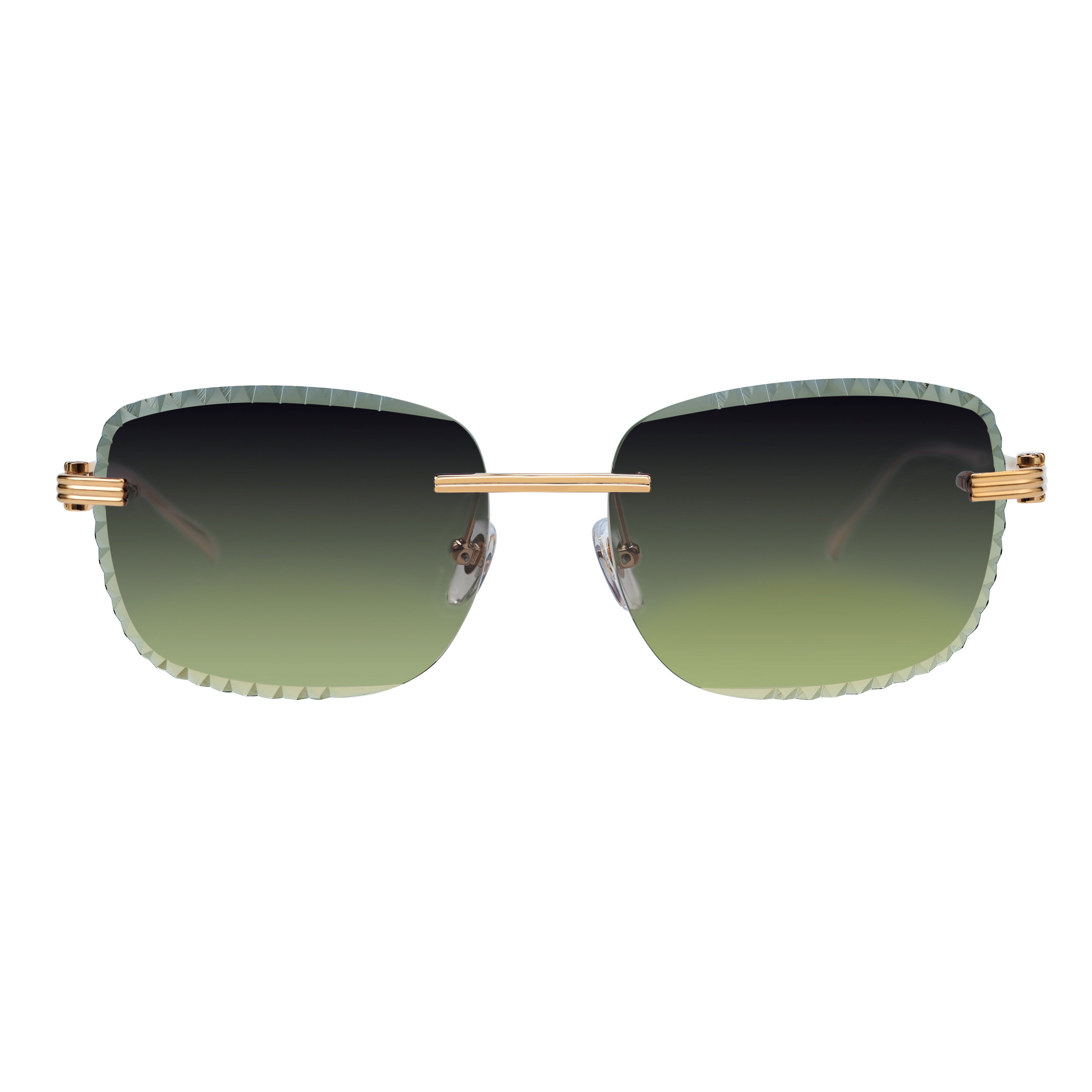 Women's Eyewear Premium Diamond Cut Green