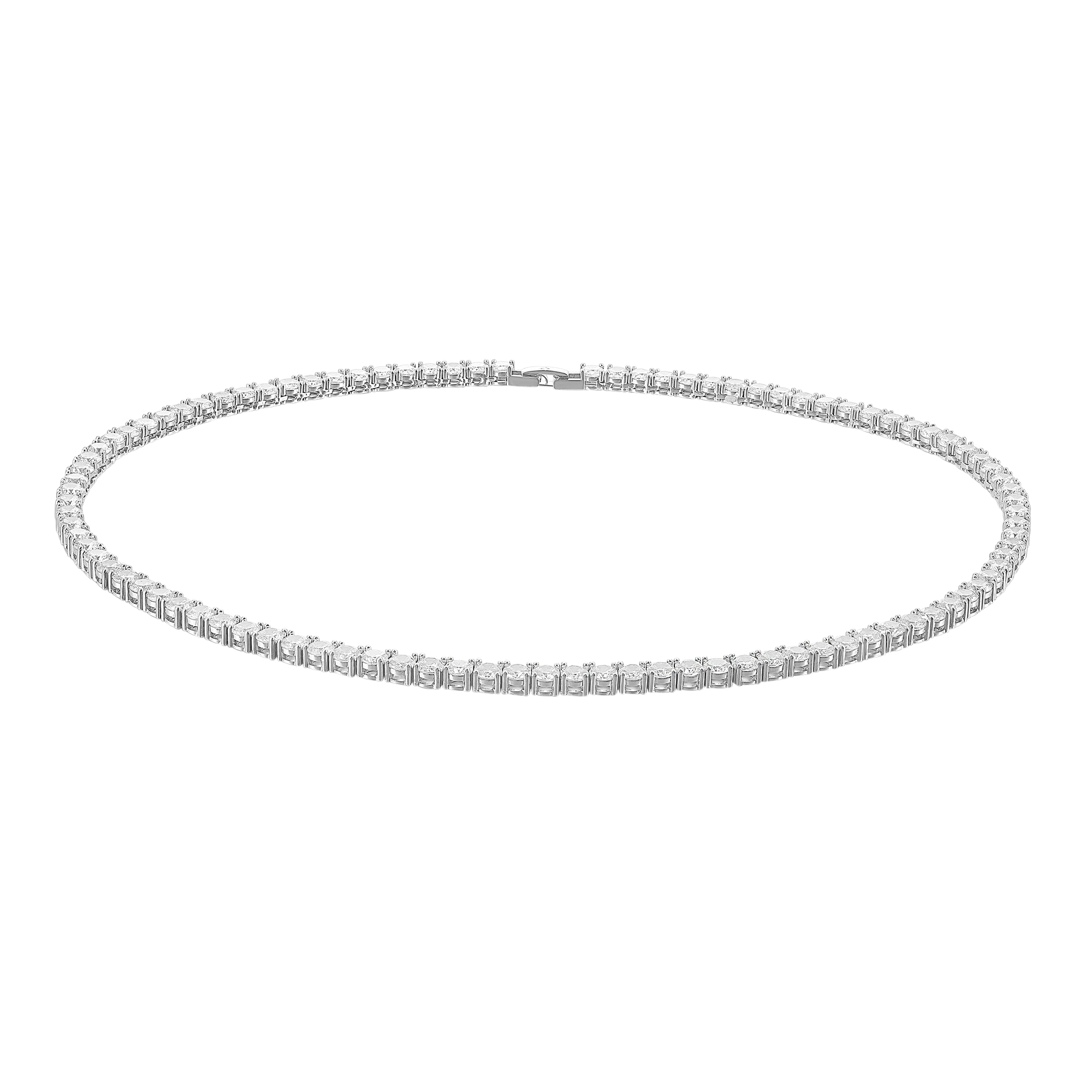 Men's Tennis Chain - White Gold