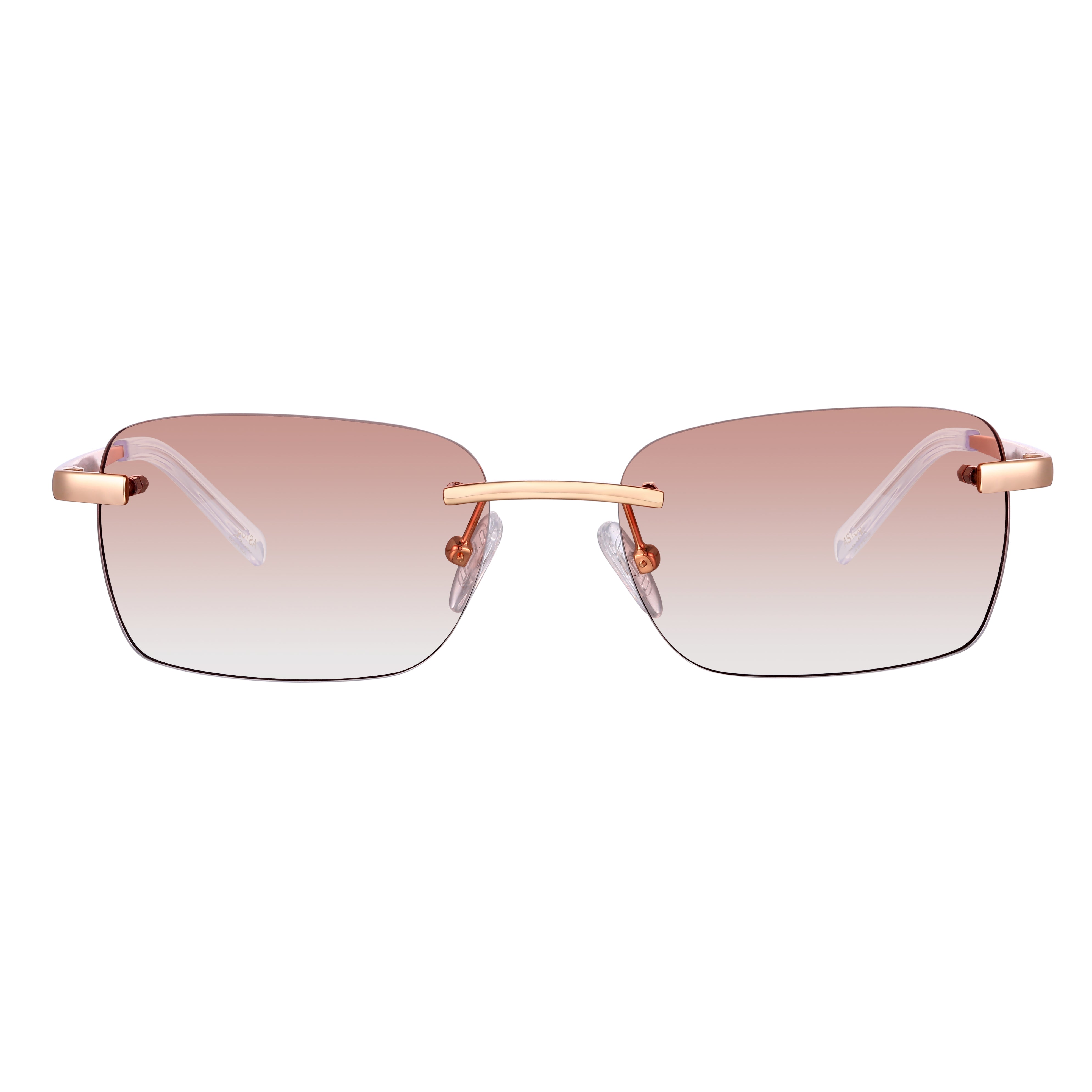 Women's Eyewear Brown gradient | 9K Gold plated